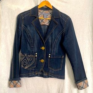 Vantage Denim Jacket Size Medium